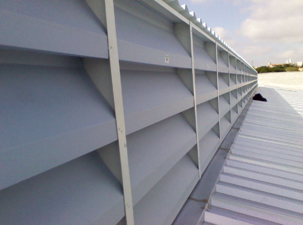 Veneziana industrial galvanizada